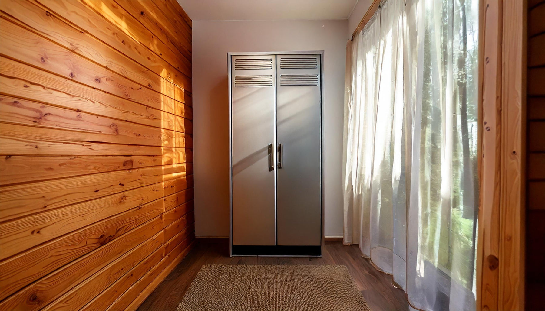 Secure home gun storage with a biometric safe, ensuring firearm safety, legal compliance, and unauthorized access prevention.