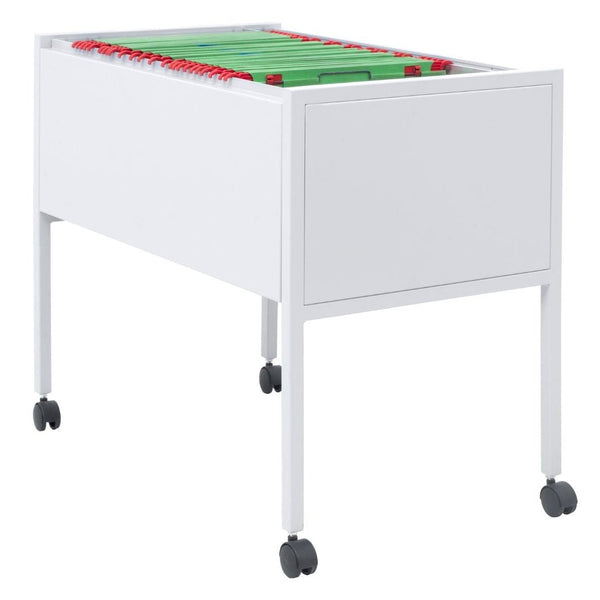 Craft Mobile File Cart, 24"h x 28"w x 17"d , Black Craft Mobile File Cart, 24"h x 28"w x 17"d , Black