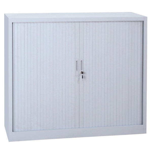 Craft Tambour Door Cabinet , 39"h x 39"w x 18"d , Grey Craft Tambour Door Cabinet , 39"h x 39"w x 18"d , Grey