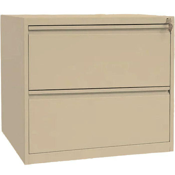 Craft Lateral File Cabinet , 28"h x 47"w x 18"d , 2 Drawers , Beige Craft Lateral File Cabinet , 28"h x 47"w x 18"d , 2 Drawers , Beige