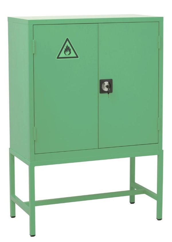 Craft Chemical Storage Cabinet , 35"h x 36"w x 18"d , Green Craft Chemical Storage Cabinet , 35"h x 36"w x 18"d , Green
