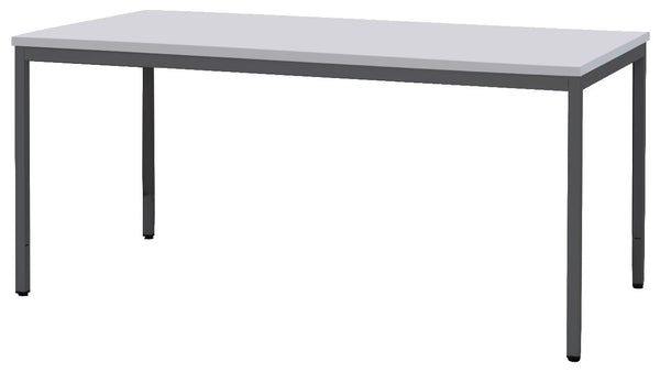 Craft Office Desk , 31h x 63w x 30d , Black Leg , Grey Top Craft Office Desk , 31h x 63w x 30d , Black Leg , Grey Top