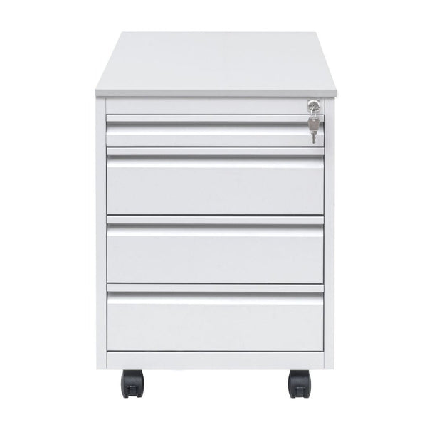 Craft Mobile Pedestal , 24"h x 18"w x 31"d , Grey , 3+1 , ( 3 shallow + 1 pen drawer )