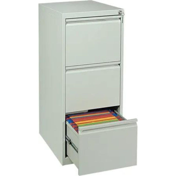 Craft Vertical File Cabinet , 40"h x 16"w x 24"d , 3 Drawers , Grey