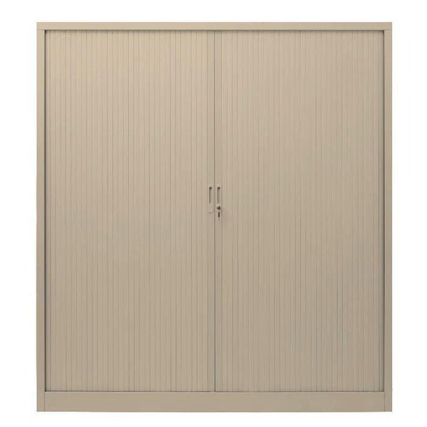 Craft Tambour Door Cabinet , 78"h x 39"w x 18"d , Beige