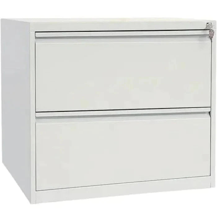 Craft Lateral File Cabinet , 28"h x 47"w x 18"d , 2 Drawers , Grey