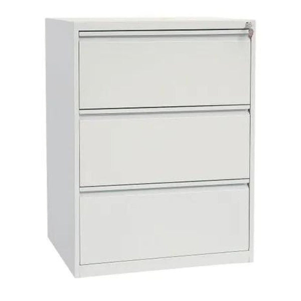 Craft Lateral File Cabinet , 40"h x 47"w x 18"d , 3 Drawers , Grey