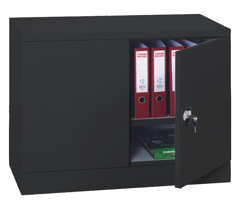 Craft Filing Cabinet , 47"h x 36"w x 17"d , Black